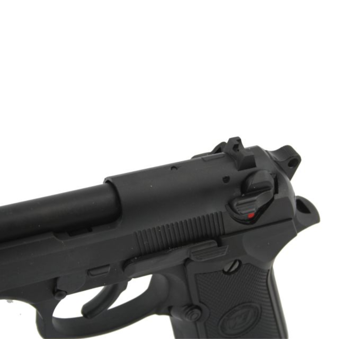 1 - Beretta 9mm Airsoft Gun Made in Italy – M92 Black Edition