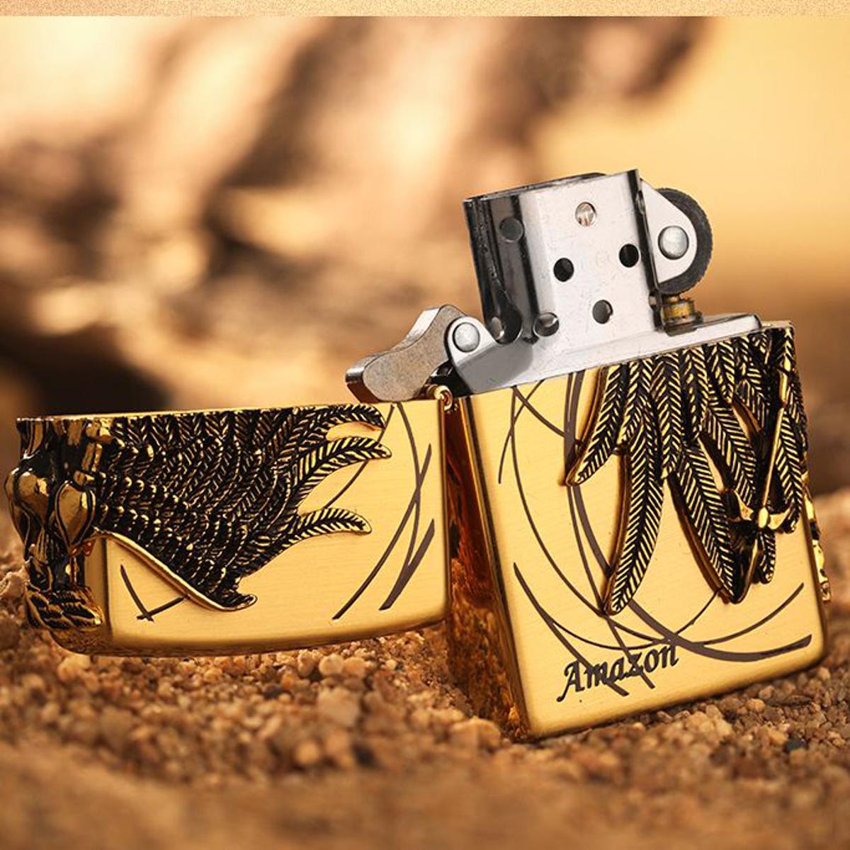 3D Engraved Metal Zippo Lighter