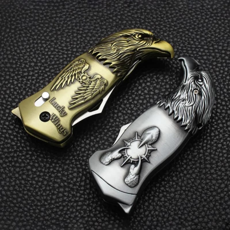 Eagle head knife lighter- green flame color