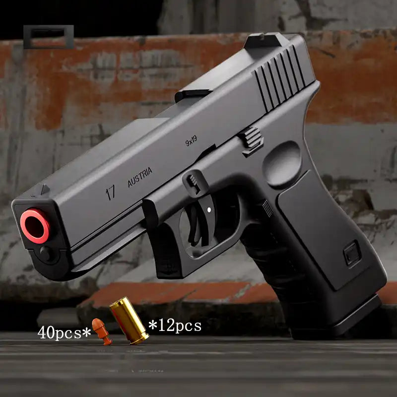 1 - Glock Shell Ejection Automatic Soft Bullet Gun Toy For Kids & Adults