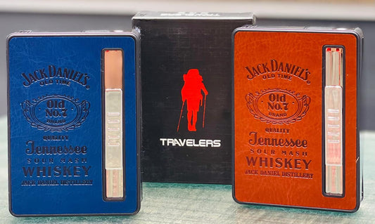 Luxury Jack Daniels Leather Crafted Cigarette Case