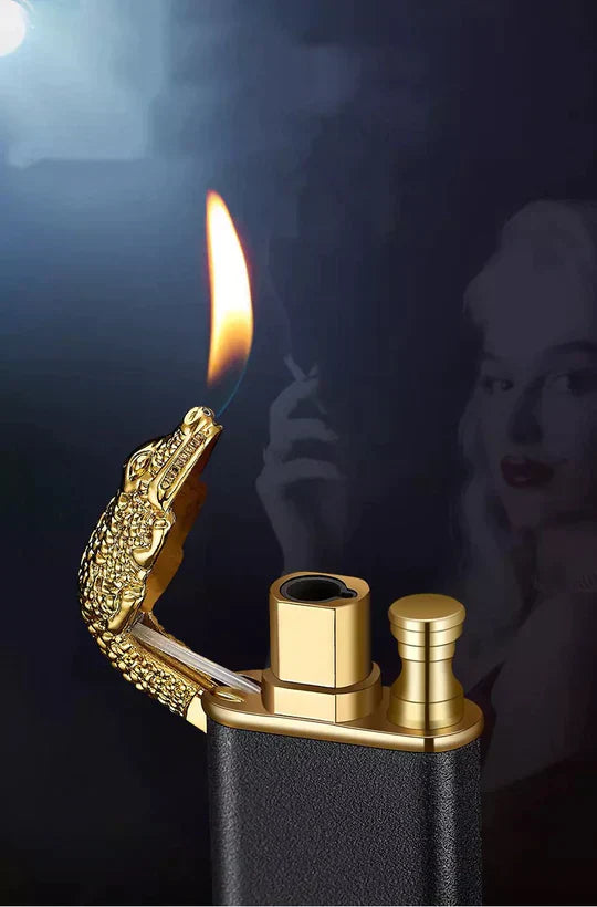 Crocodile Double Flame Lighter