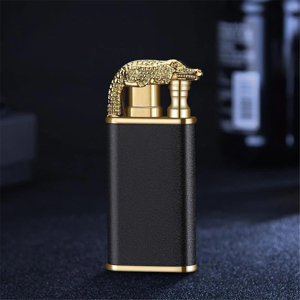 Crocodile Double Flame Lighter