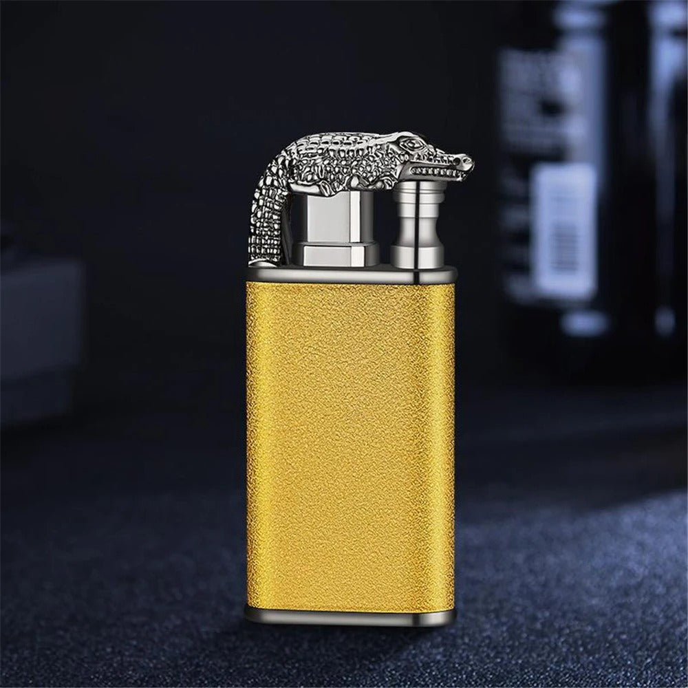 Crocodile Double Flame Lighter